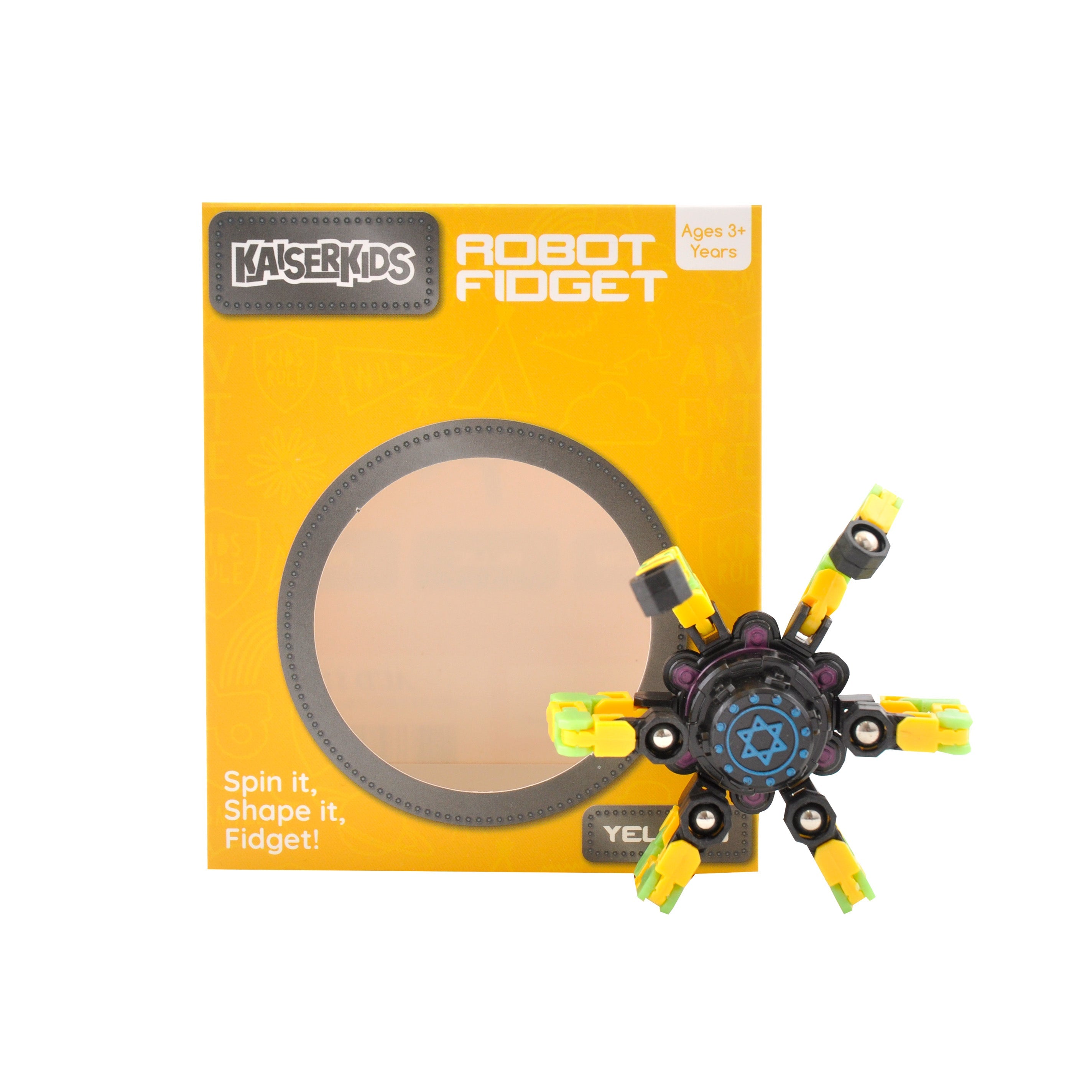 Kaiser Toy Box - Kids Robot Fidget - YELLOW